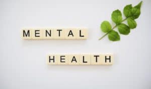 mental health slogan - living mindfully