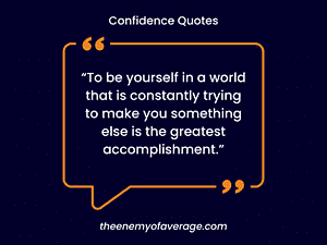 confidence quote