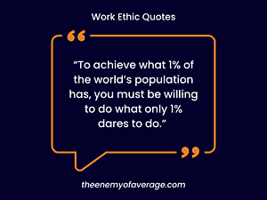 quote about work ethic