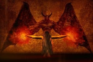 dark orange demon
