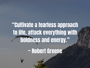 man reading fearless quotes