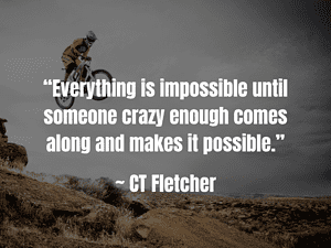 man reading quotes from ct fletcher