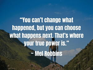 man reading mel robbins quotes