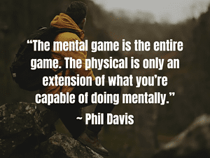 man reading mental toughness quotes