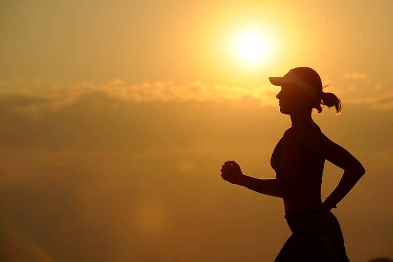 woman showing mental toughness