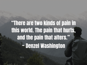 man reading denzel Washington quotes
