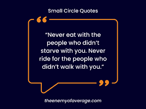 small circle quote