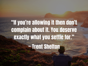 man chanting trent shelton quotes