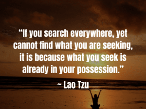 woman chanting quotes by lao tzu
