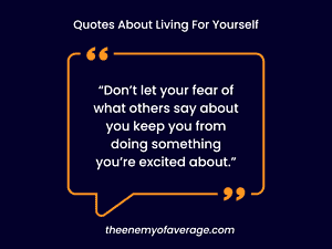 quote on blue background