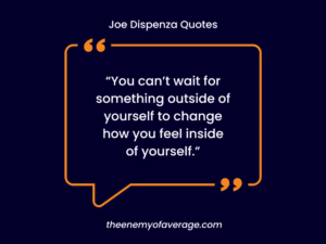 quote on blue background