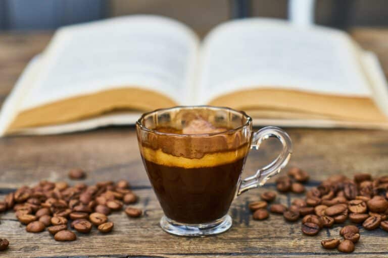 coffee on a desk