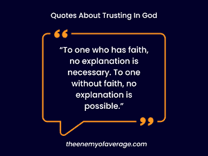 quote about trusting in god