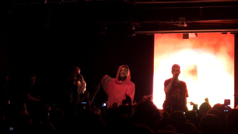 lil peep performing on stage