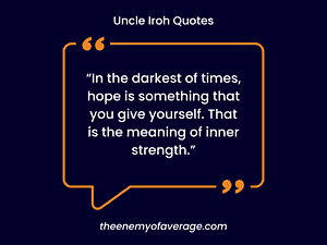 quote on a blue wall