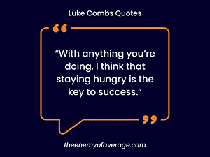 motivational quote on blue background