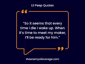 inspirational lil peep quote