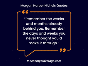morgan harper nichols quote on a wall