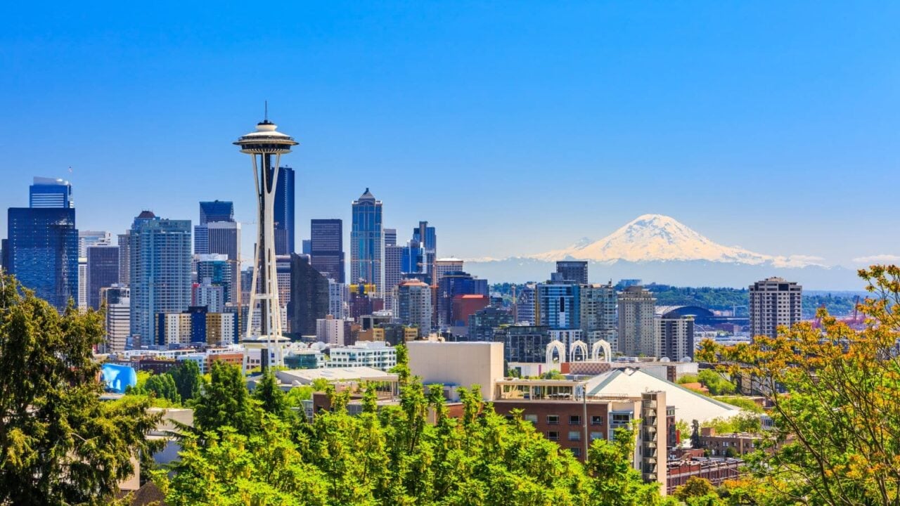 View of Seattle Washington