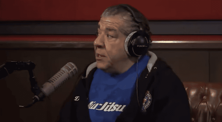 joey diaz talking on a podcast