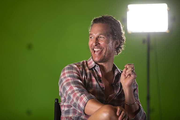 matthew mcconaughey on camera
