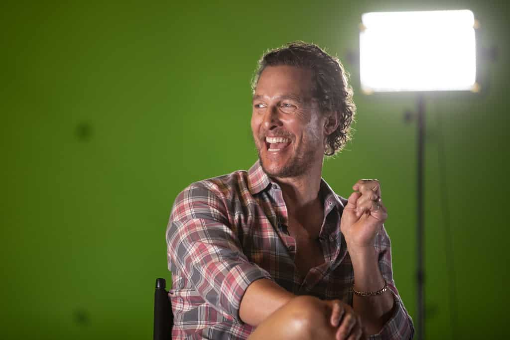 matthew mcconaughey on camera