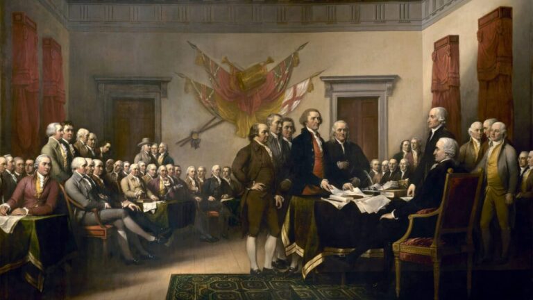 Signing the Declaration of Independence