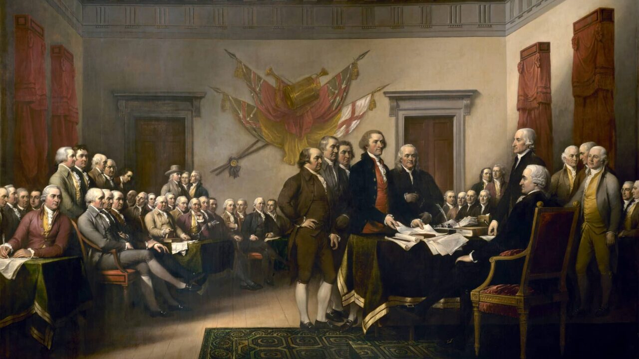 Signing the Declaration of Independence