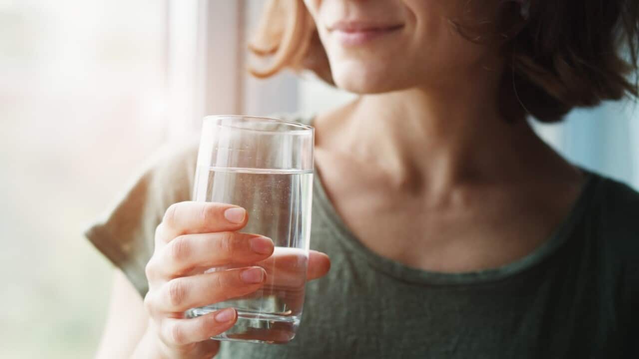 drinking water