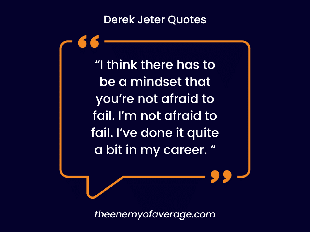 derek jeter quote on blue wall