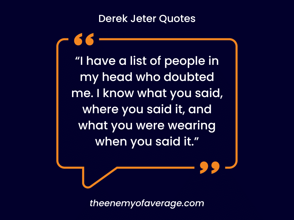 quote by derek jeter