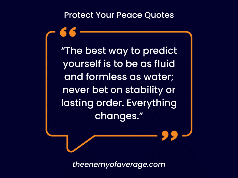 protect your peace quote