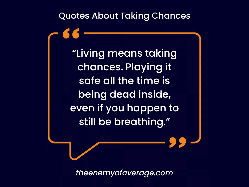 quote on taking risks