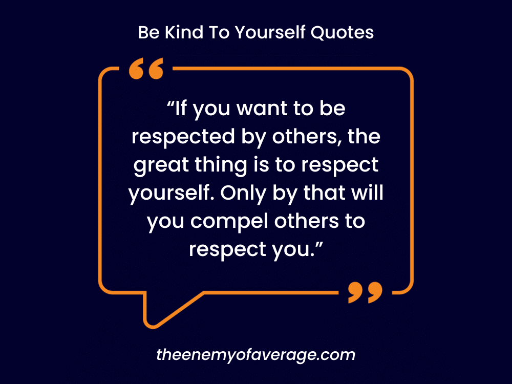 quote about respecting yourself