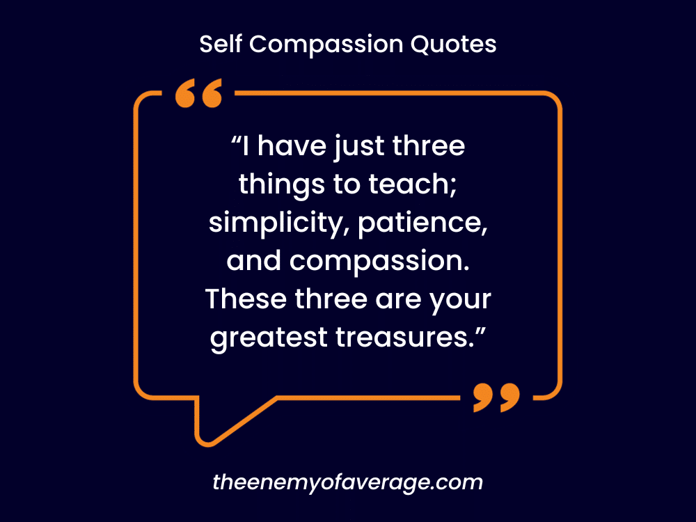quote about self compassion