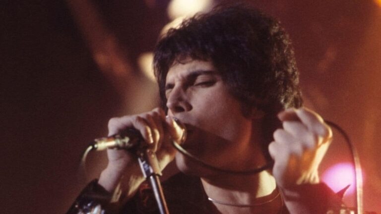 Freddie Mercury in New Haven, CT at a WPLR Show.