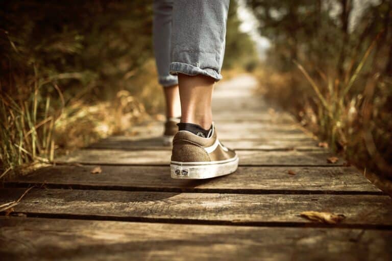 woman walking