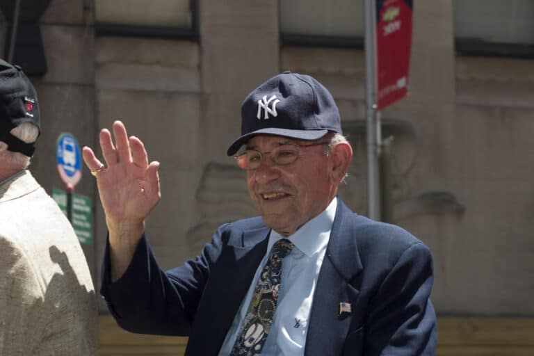 yogi berra on stage