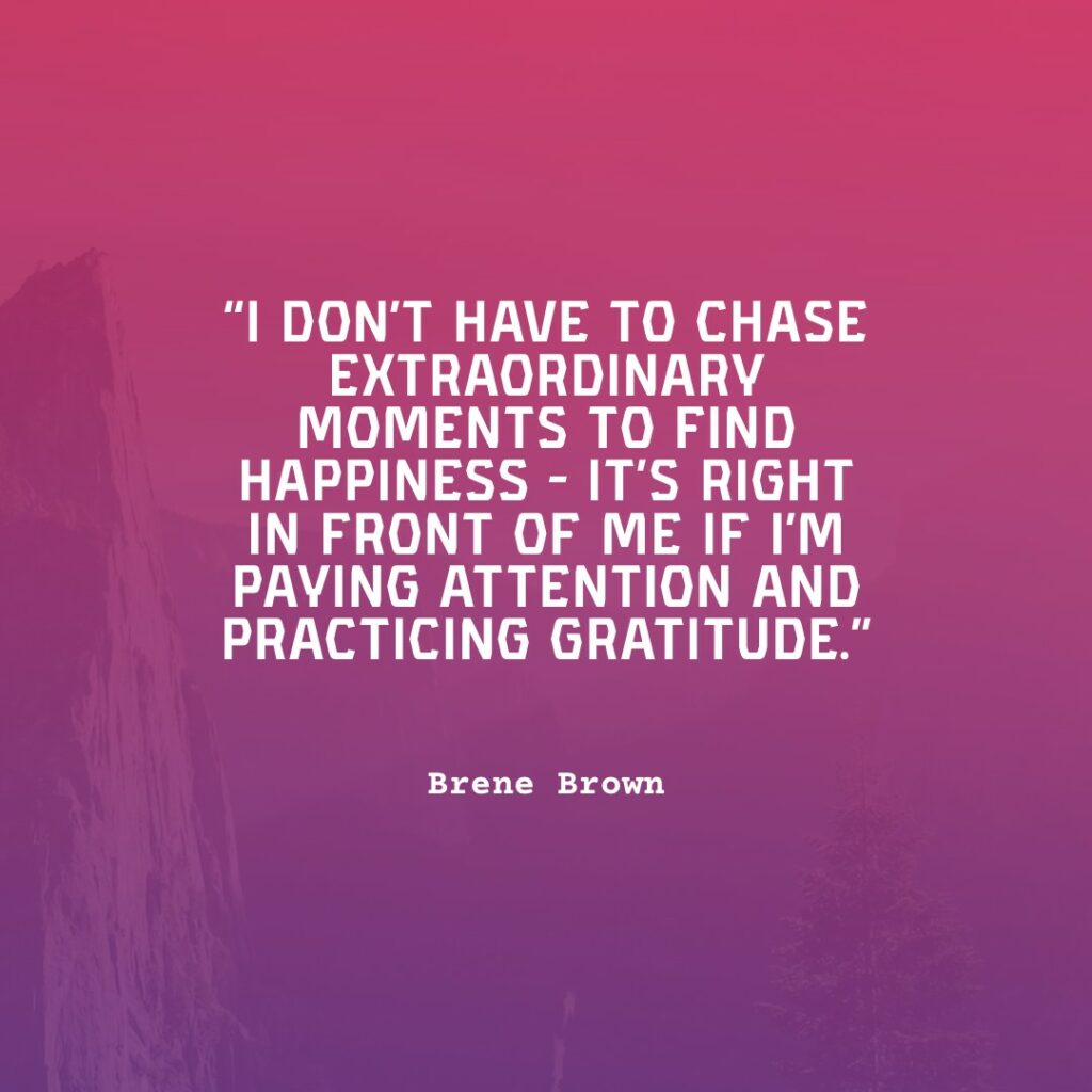 brene brown quote on wall
