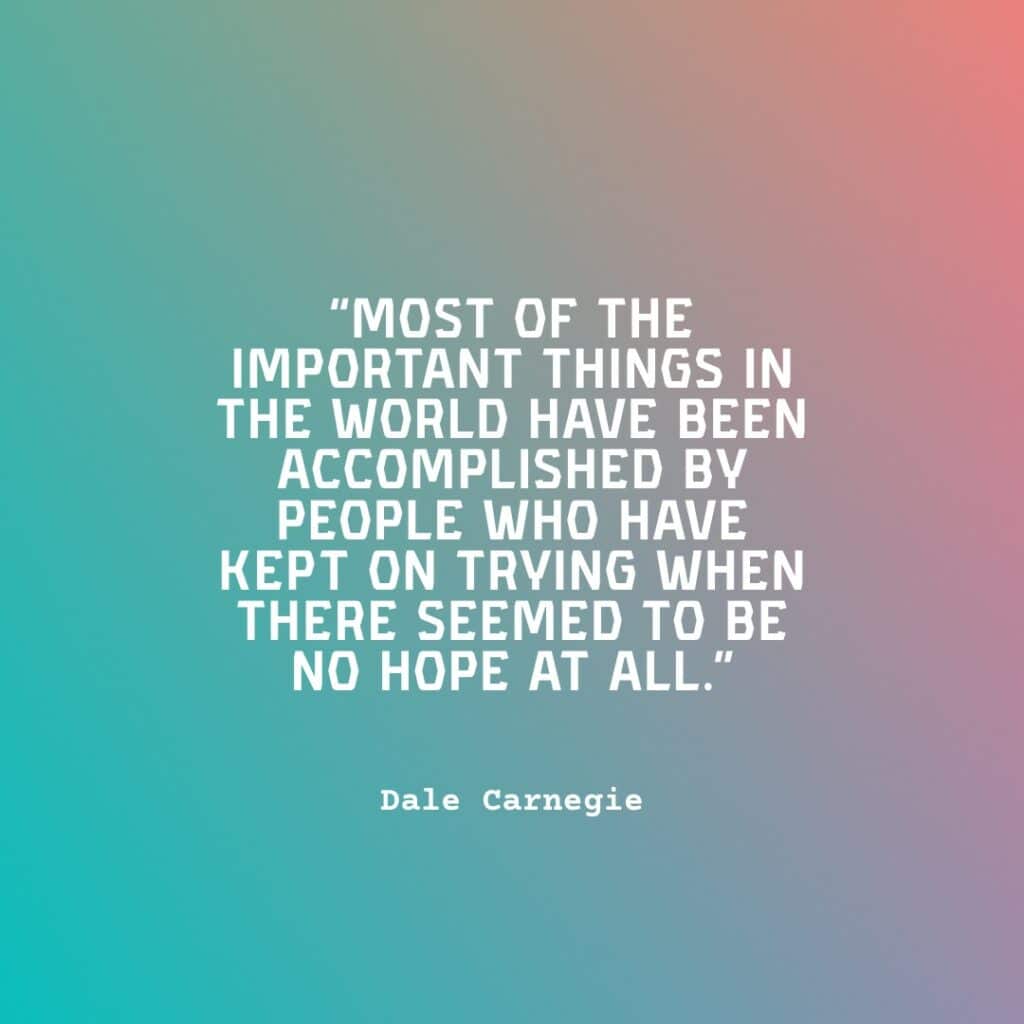 quote by dale carnegie