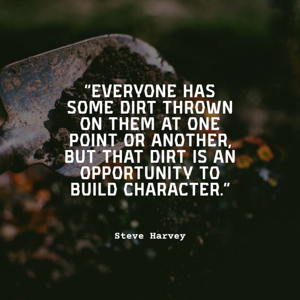 woman shoveling dirt