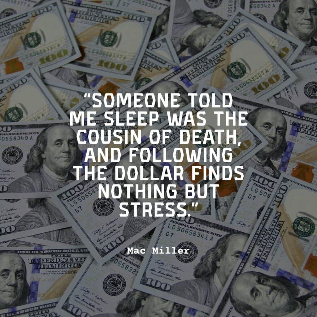 dollar bills on table