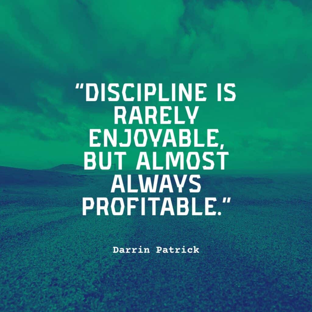 quote on green poster