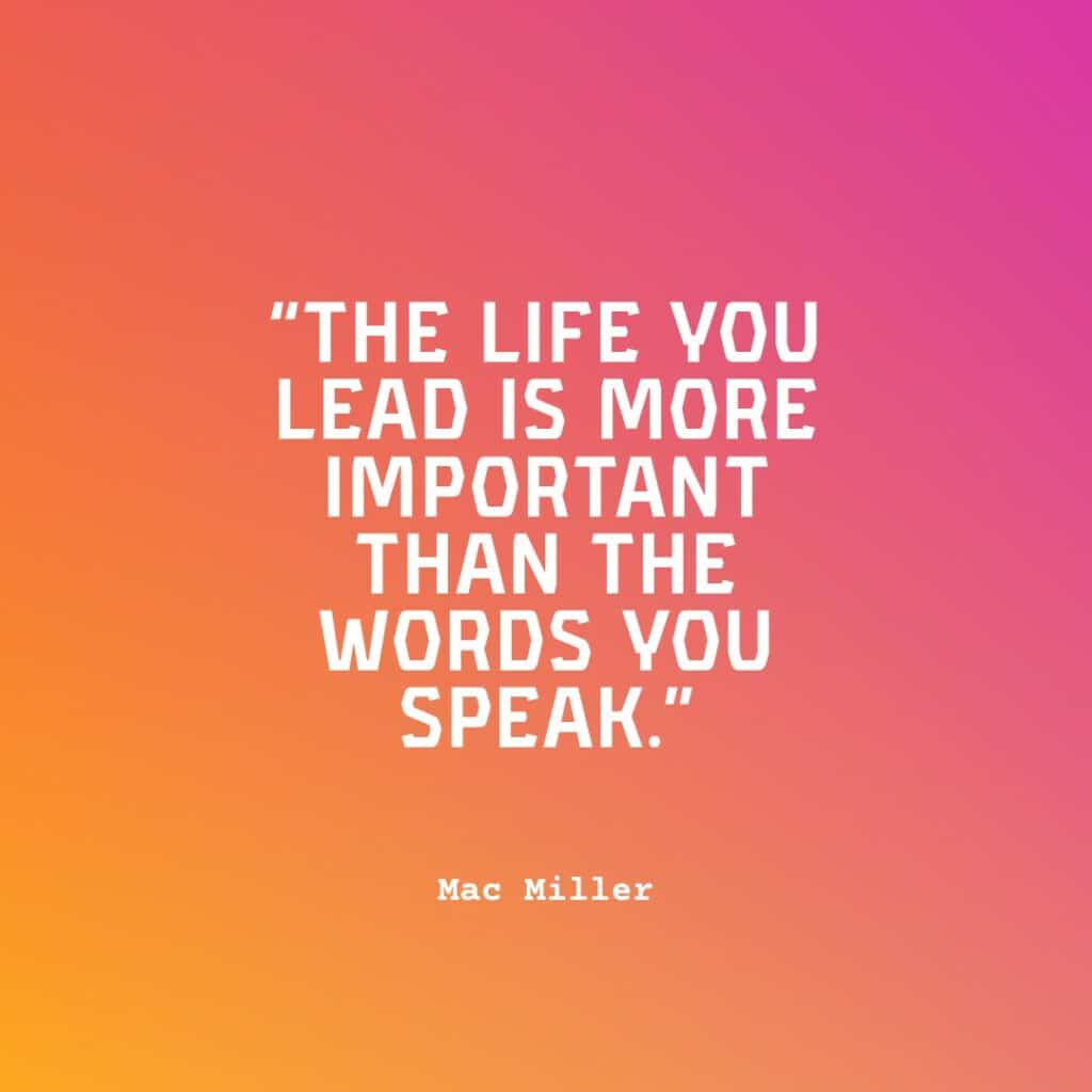 mac miller quote on poster
