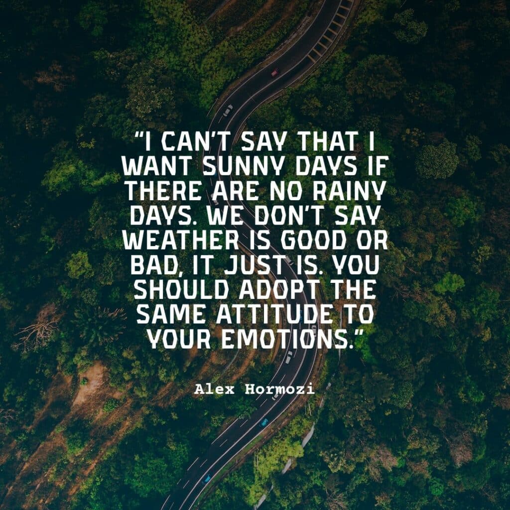 quote written in field