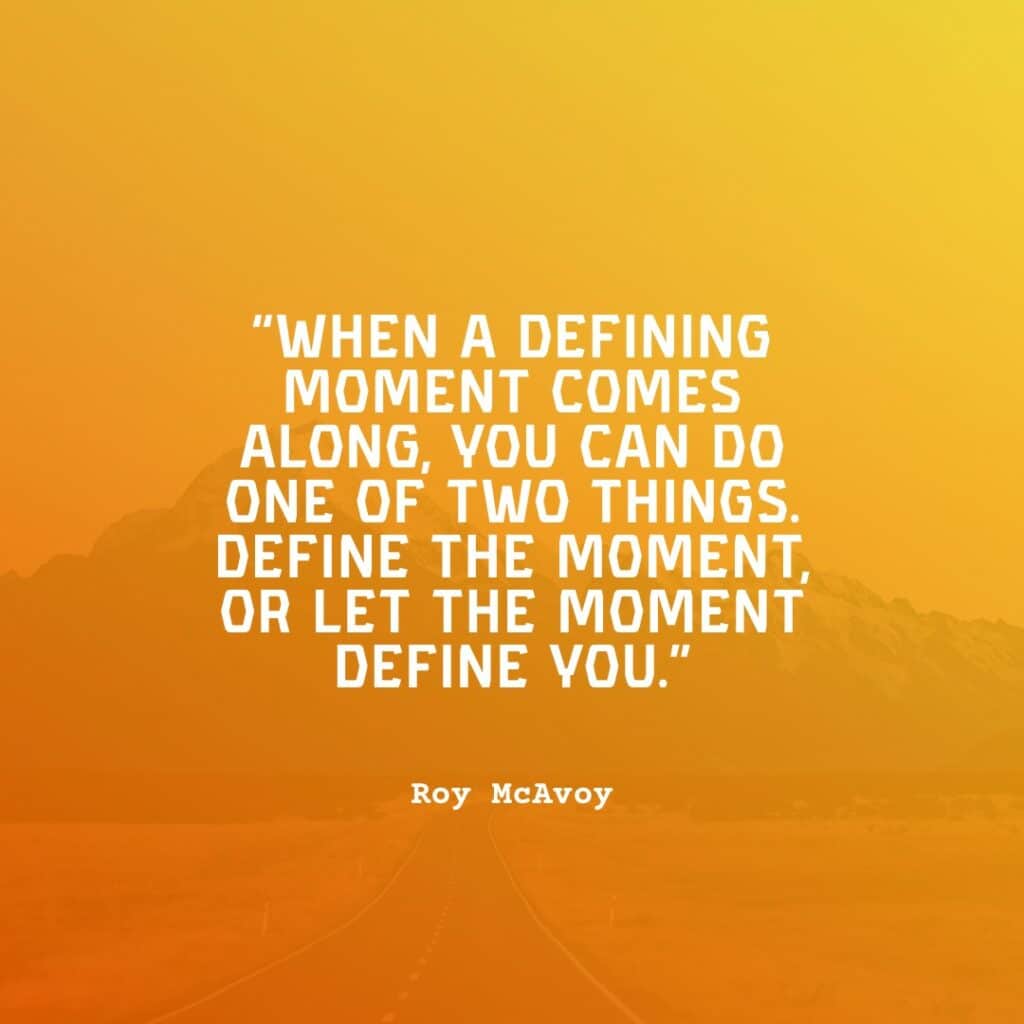 inspirational movie quote on poster