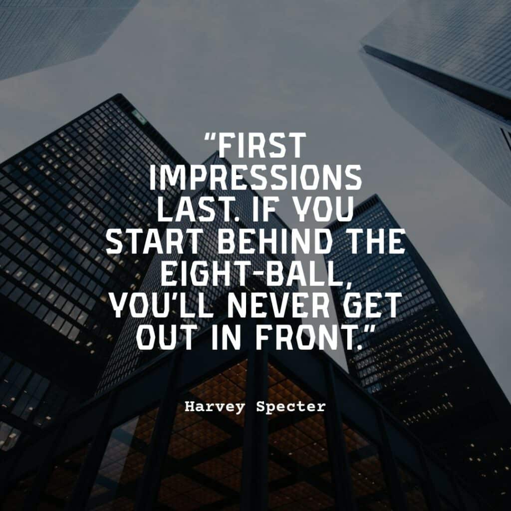 harvey specter quote