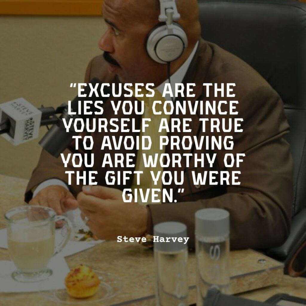 steve harvey on a podcast