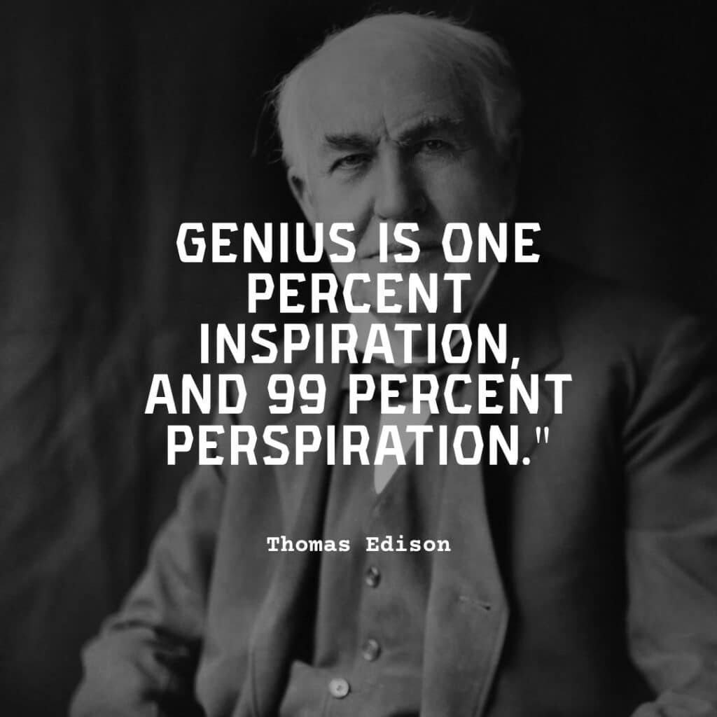 portrait of thomas edison