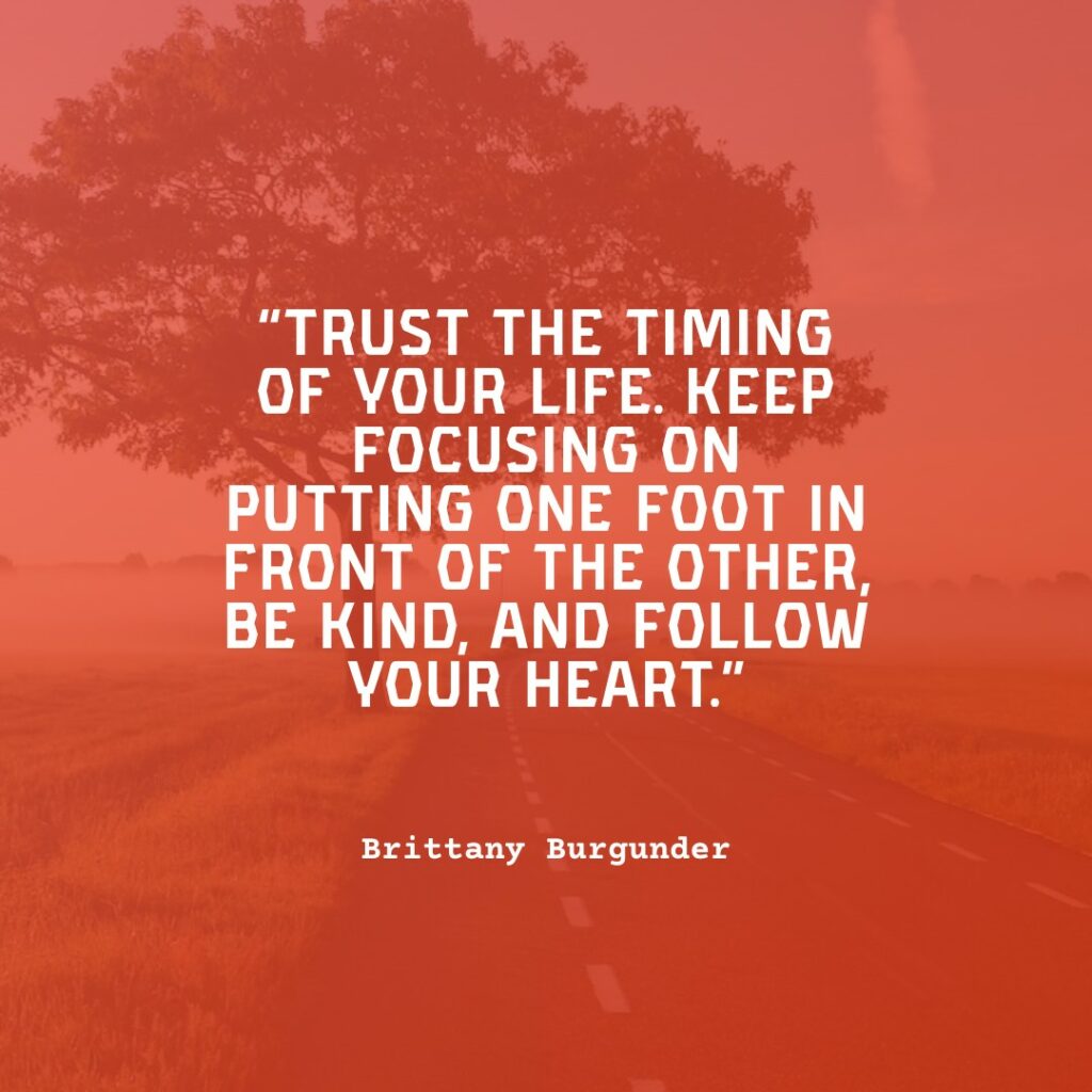 trust the process quote on wall